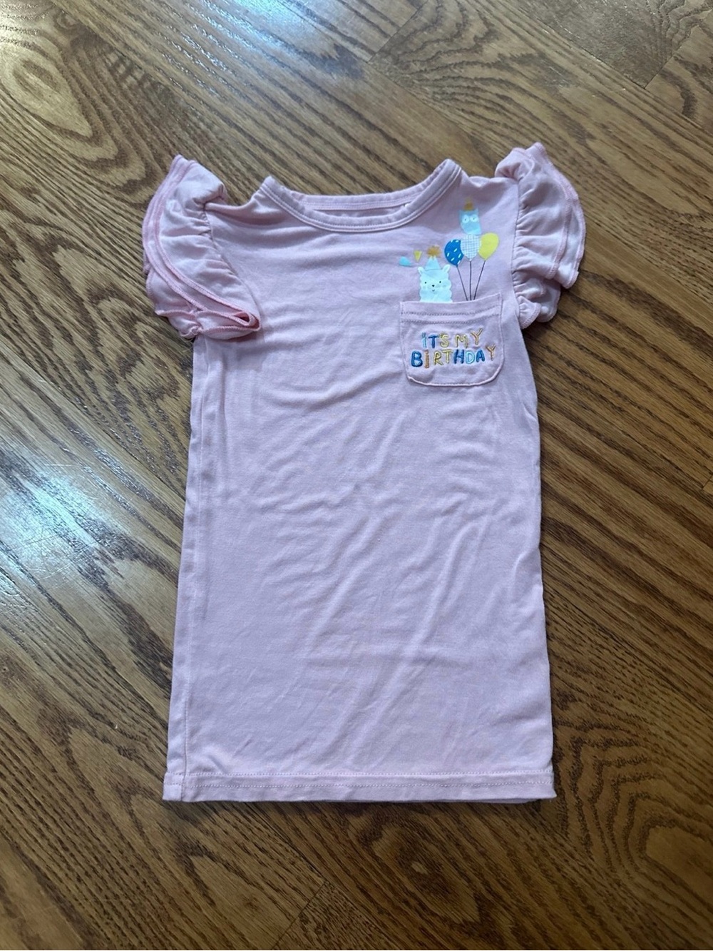 Little Sleepies Play Birthday Shirt Girls 12-18 months